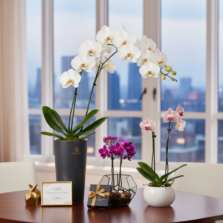 Orchids – Elegant and Long-Lasting Flower Arrangements.