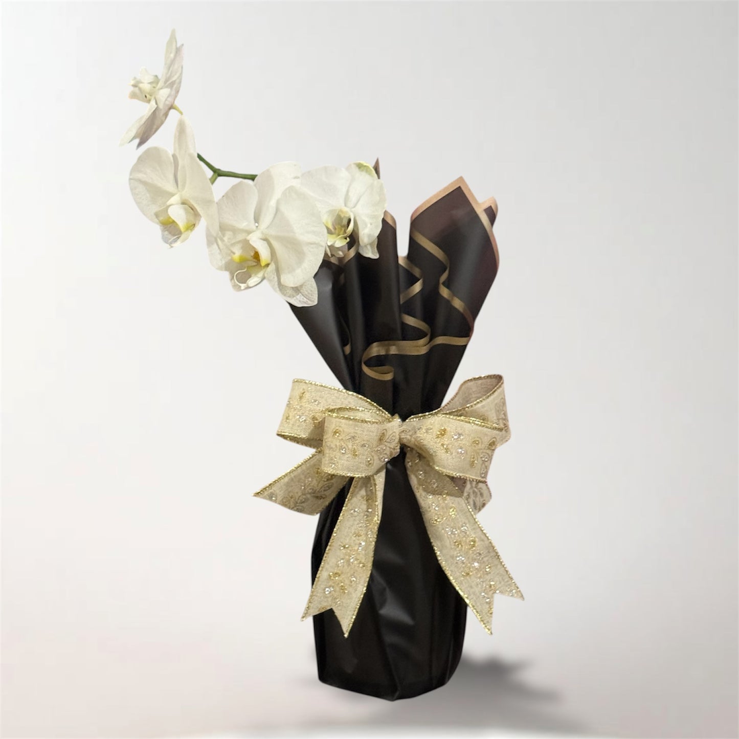Zulove Wine 4 – White Orchid Wrapped Wine