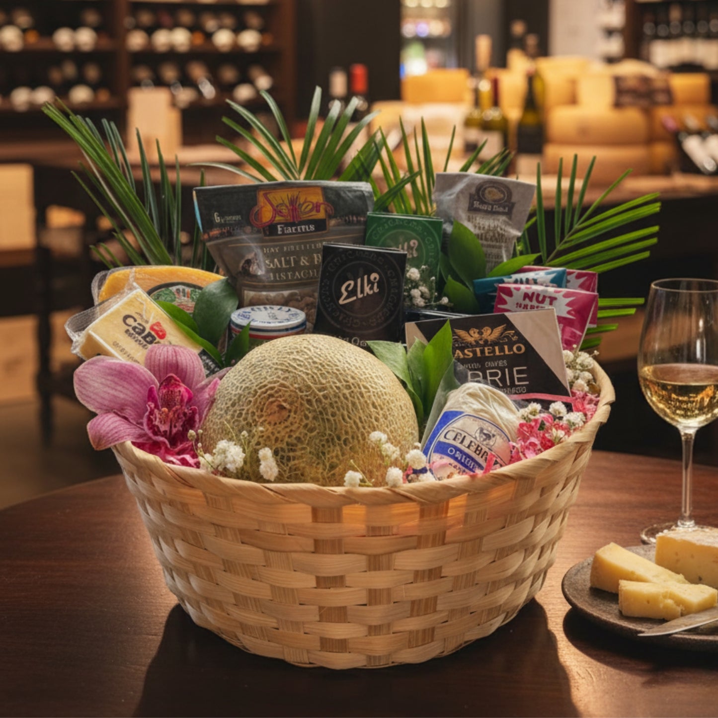 Executive Gourmet Basket – Fruits, Savory Snacks & Sweets