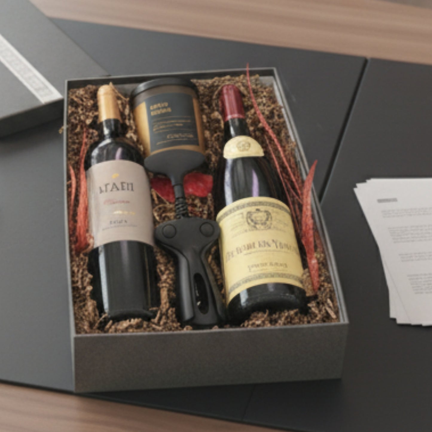 Enchanted Night – Wine Gift Set with Candle & Opener