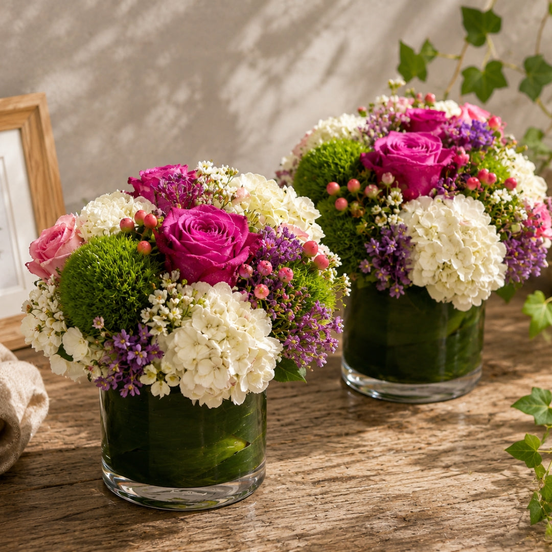 Aurora Bloom – Crystal Garden Arrangement