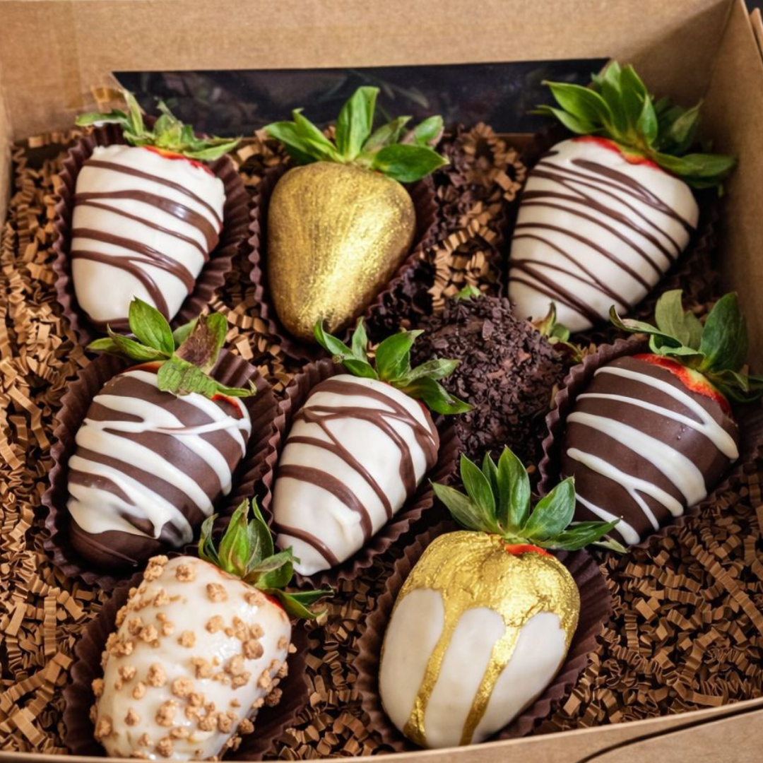 Zulove Chocolate Box- Caja de Fresas con Chocolates