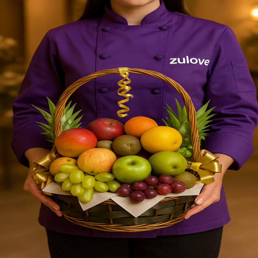 Cesta de frutas corporativas