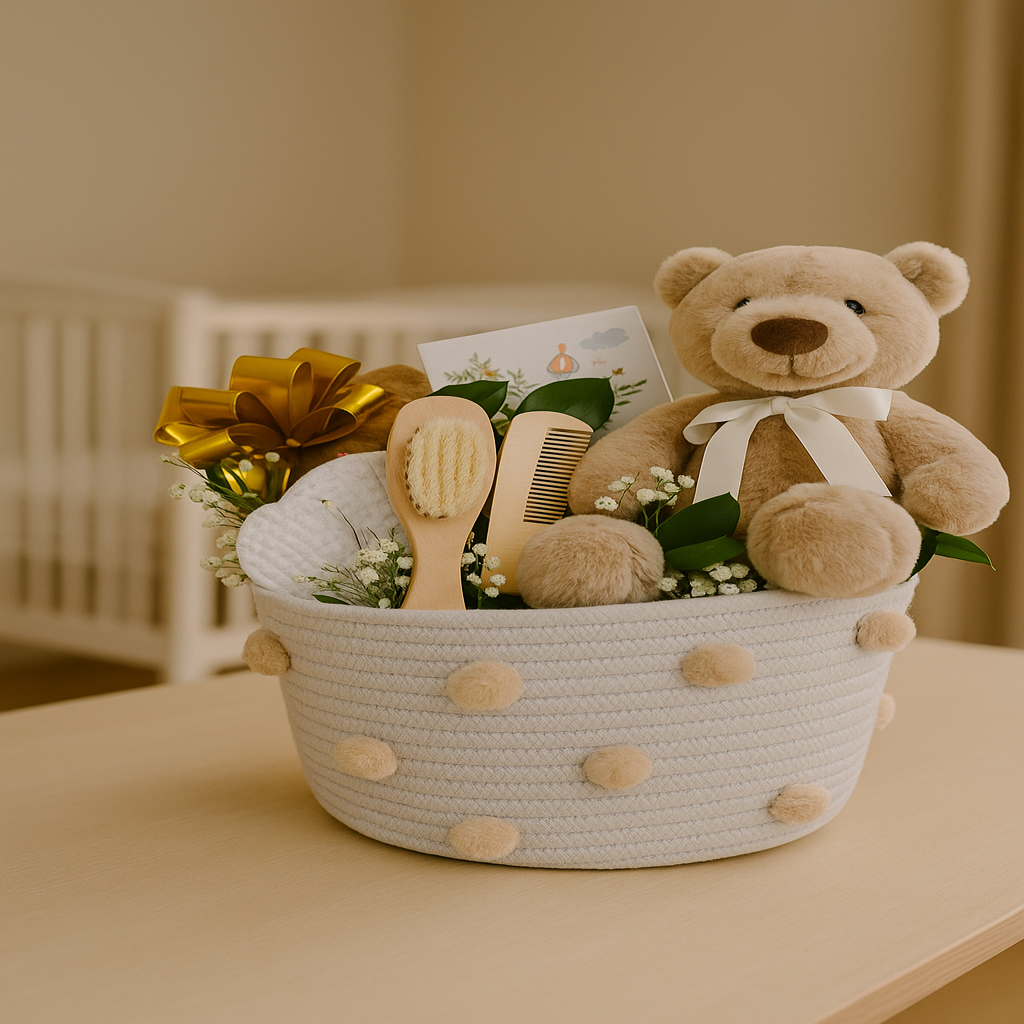 Sweet Welcome – New Baby Gift Basket