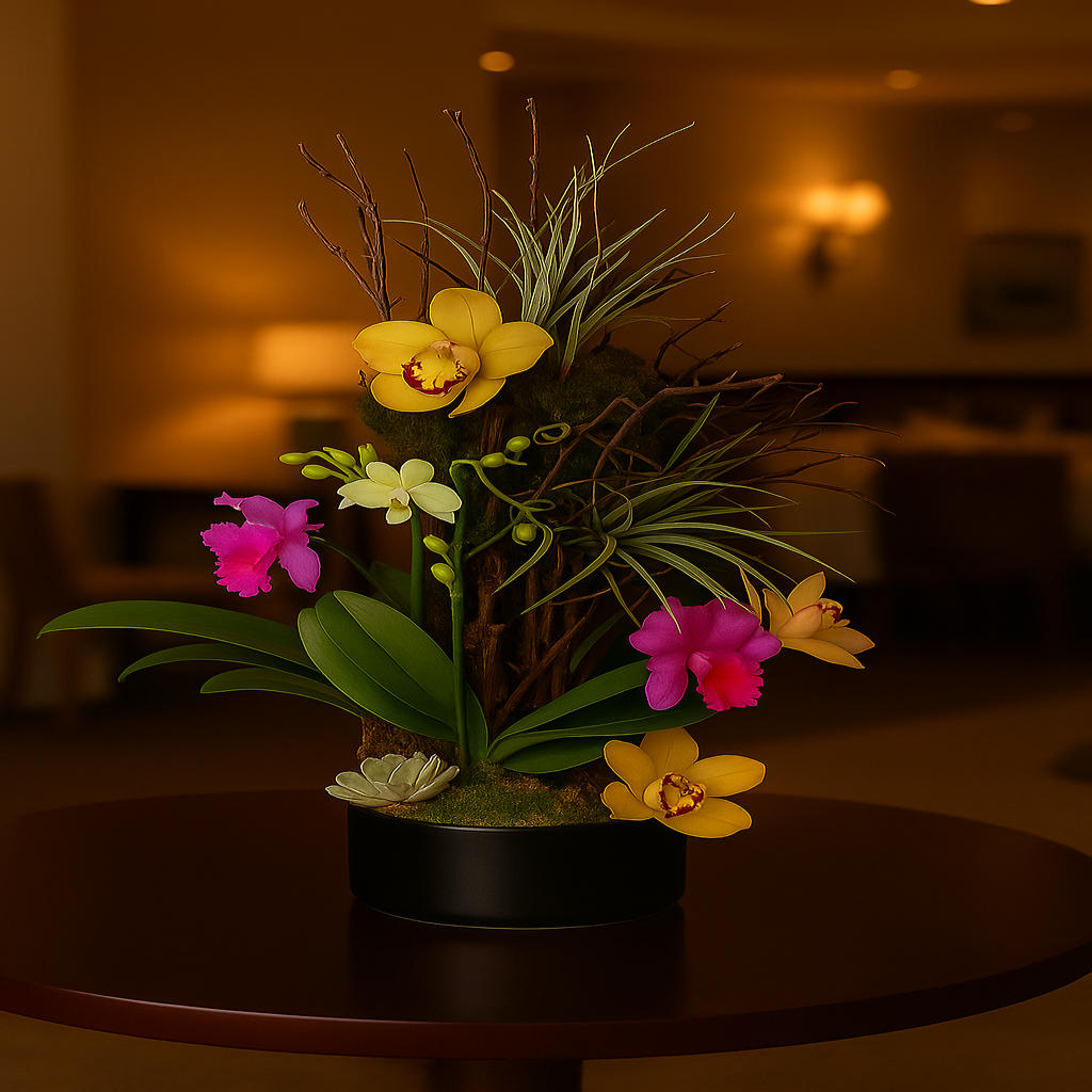 Orchid Soul – Orchid Arrangement for Elegant Spaces