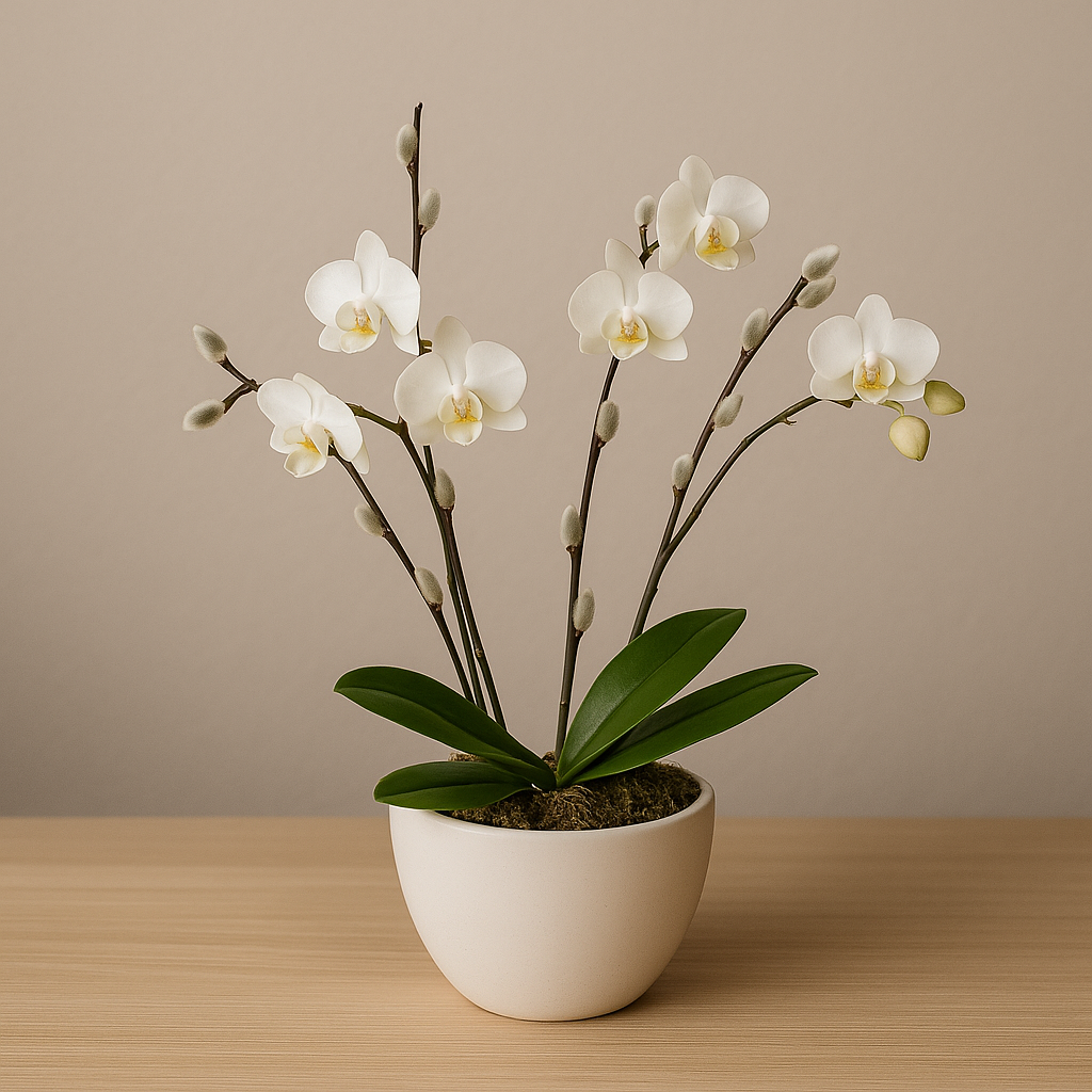 Pure Elegance – Vibrant Orchids