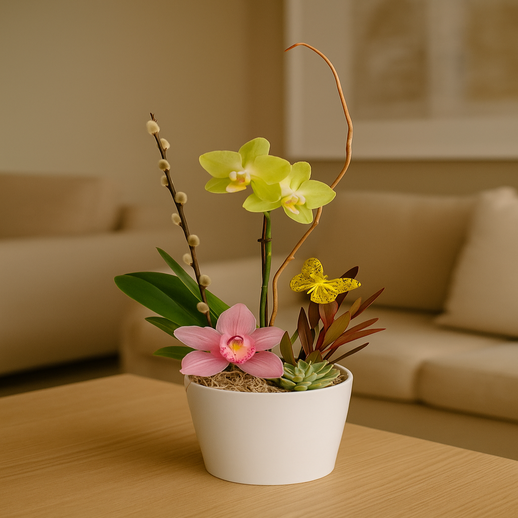 Pure Elegance 1 – Orchids in Natural Harmony
