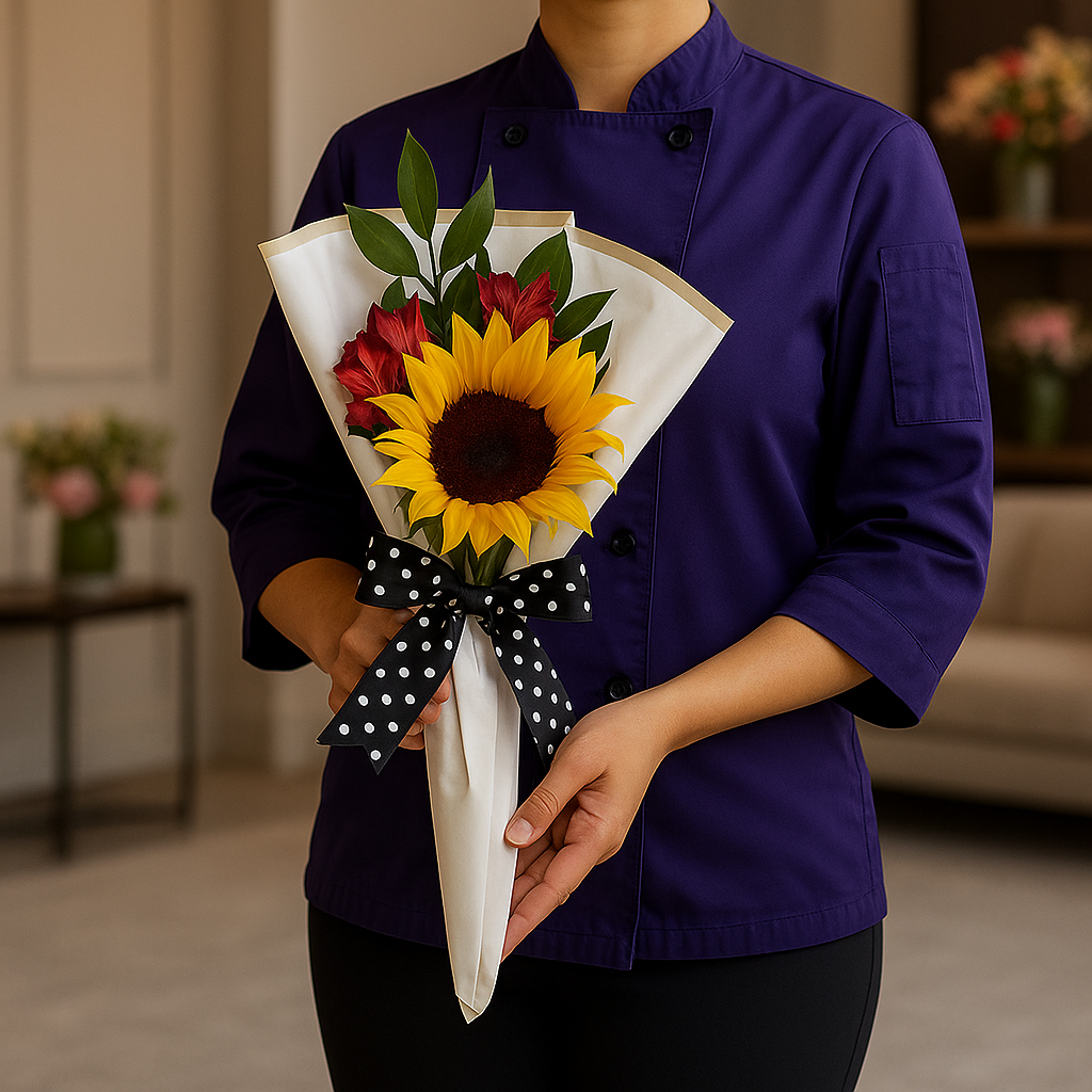 Radiant Detail - Sunflower & Alstroemeria Single Stem