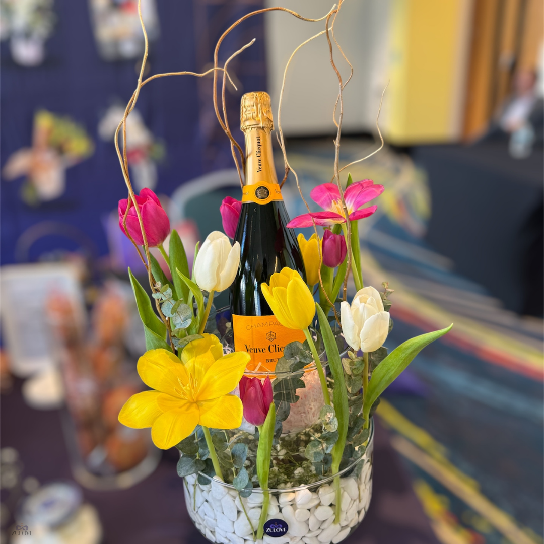 Spring Toast – Tulips & Champagne