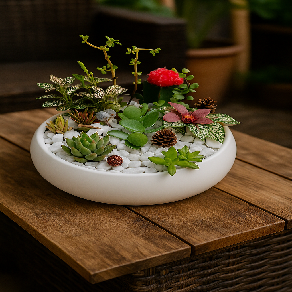Zulove Serene Garden – Succulents & Natural Touches
