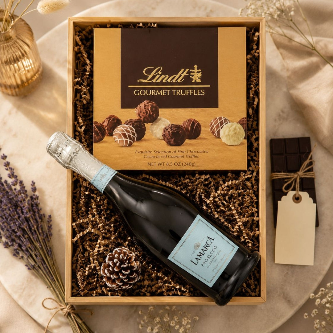 Sweet Temptation 1 – Vino Espumoso y Chocolate Gourmet