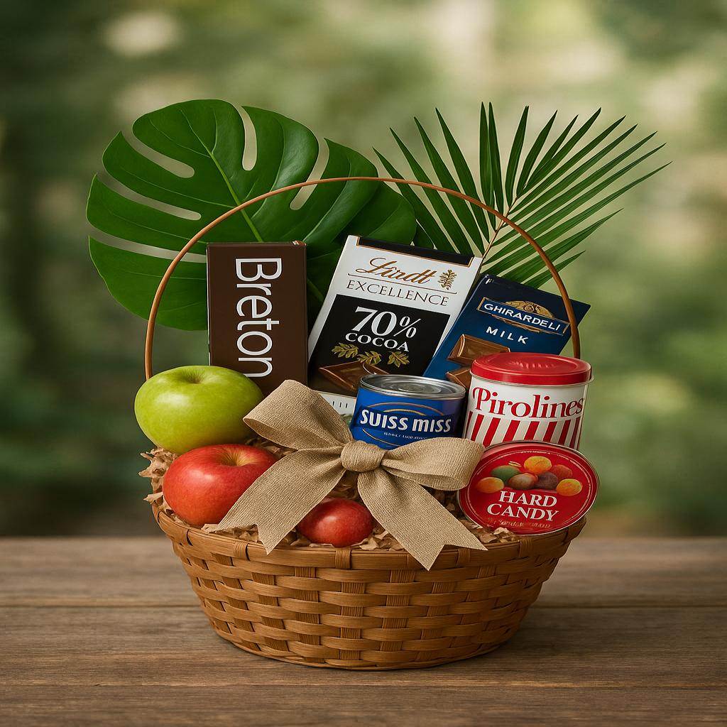 Canasta Dulce Gratitud – Chocolates, Frutas y Delicias