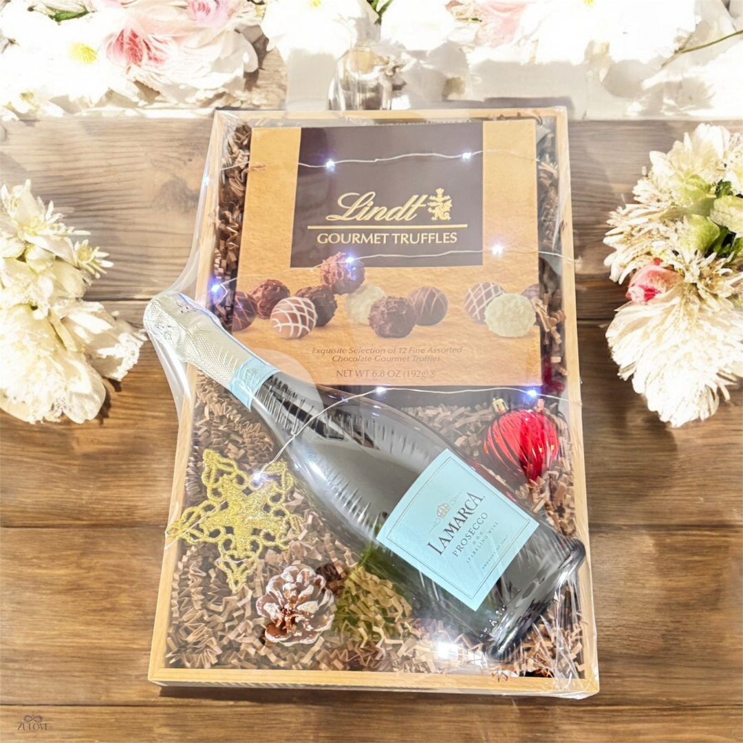 Sweet Temptation 1 – Sparkling Wine & Gourmet Chocolate