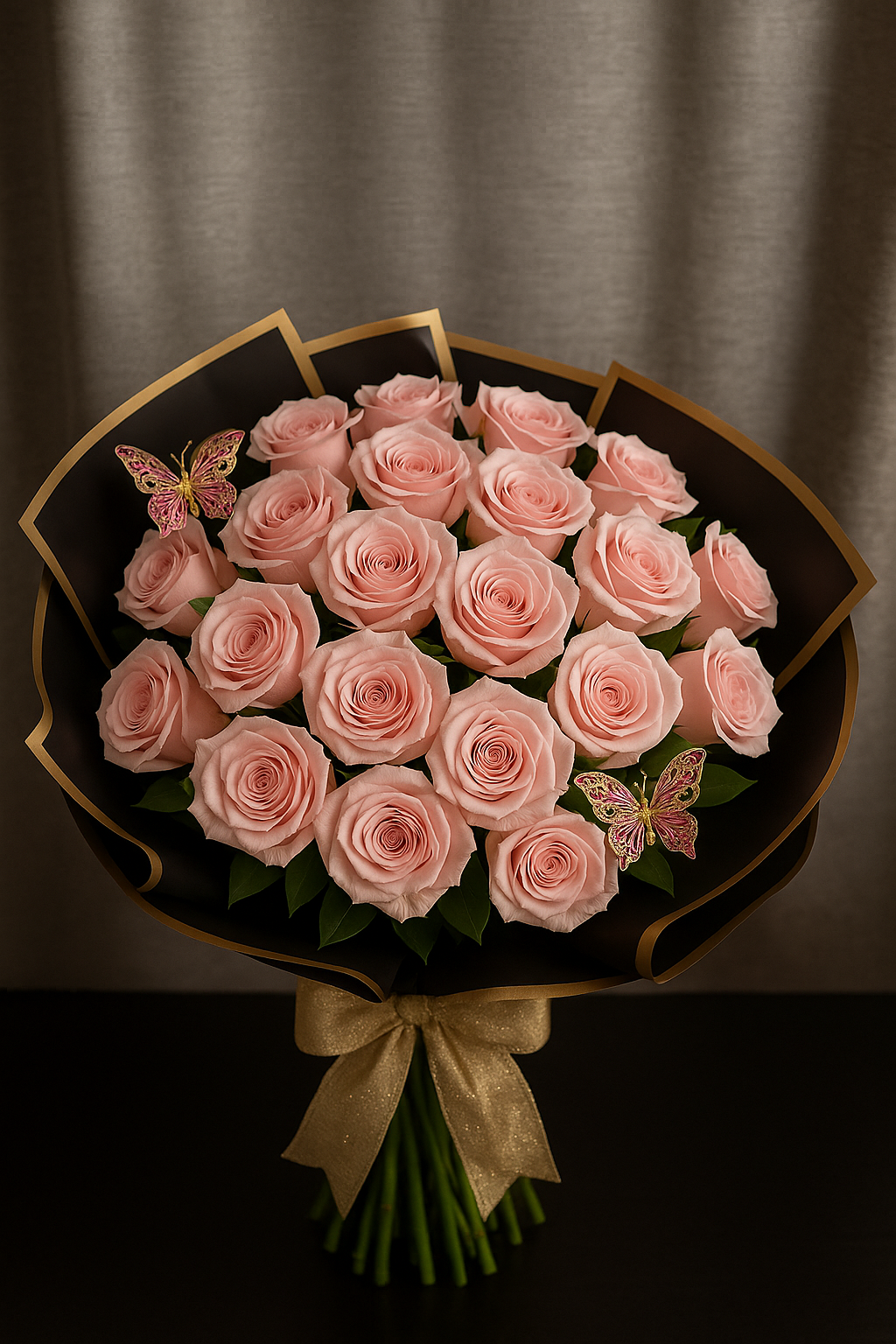 Zulove Classic Bouquet with Butterflies | 24 Roses Your Way – Zulove Puerto Rico