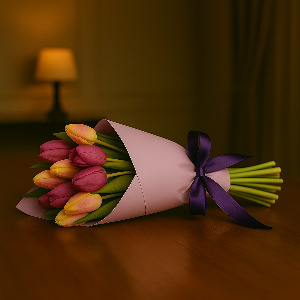 Tulip Bliss – Multicolor Tulip Bouquet