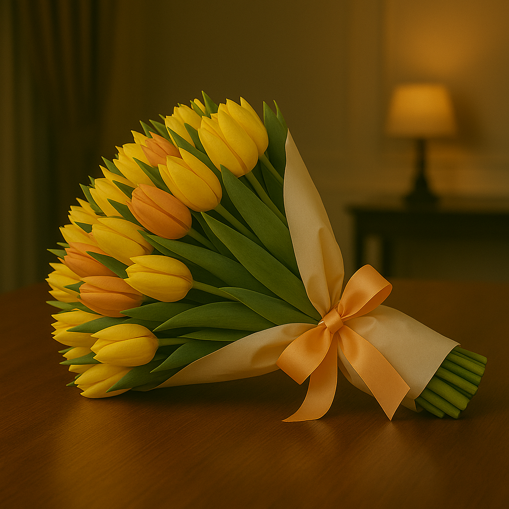 Tulip Bliss – Multicolor Tulip Bouquet