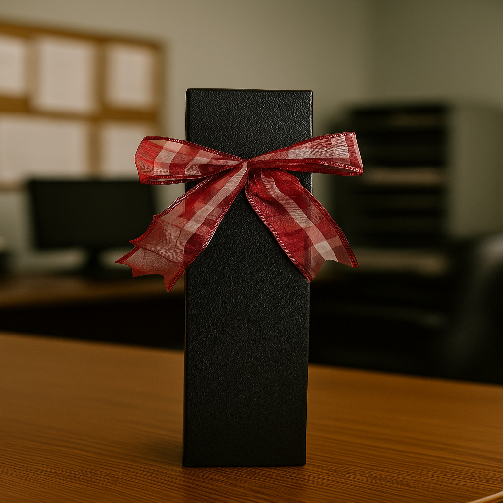 Zulove Wine 6 - Elegant Ribbon Wine Box