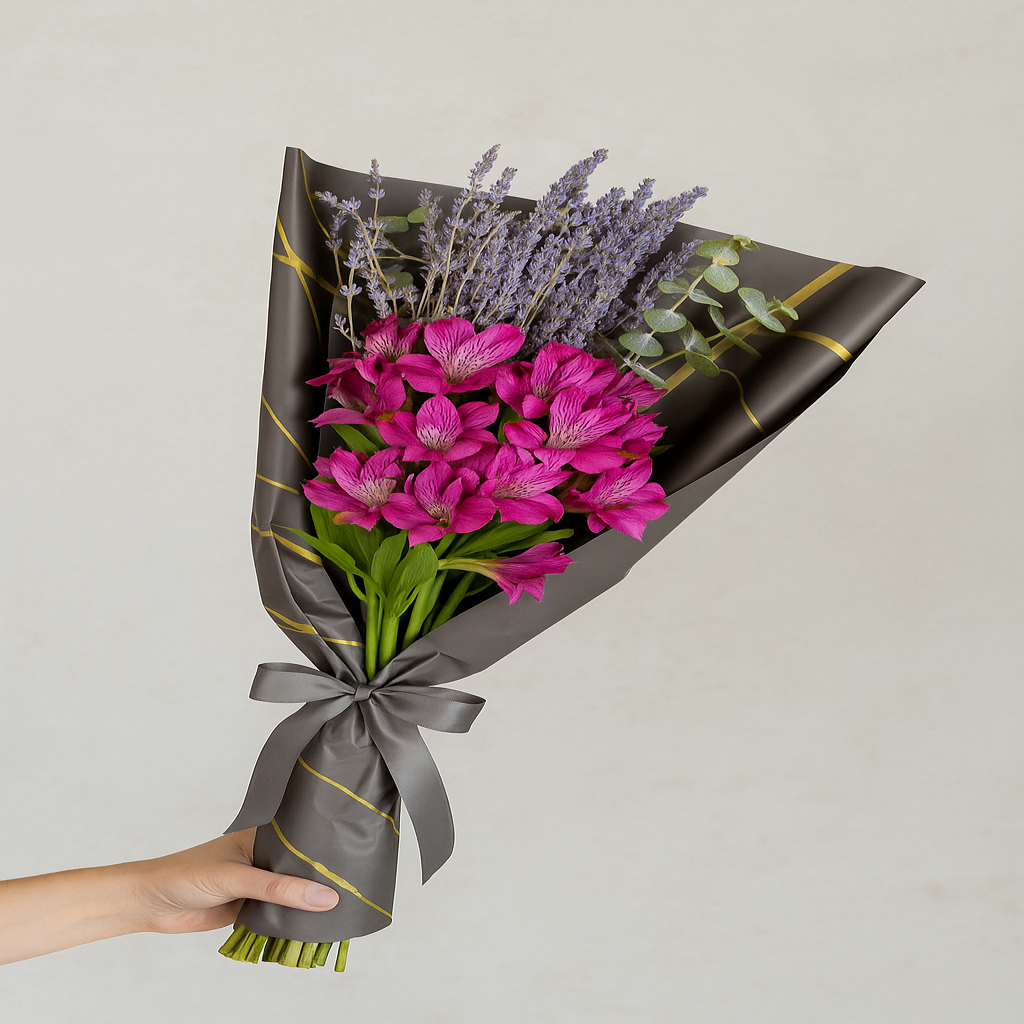 Zulover Lavander 1 – Ramo de Lavanda & Alstroemerias