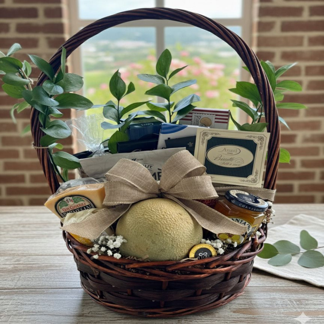 canasta gourmet corporativa frutas snacks chocolate queso zulove puerto rico regalo elegante