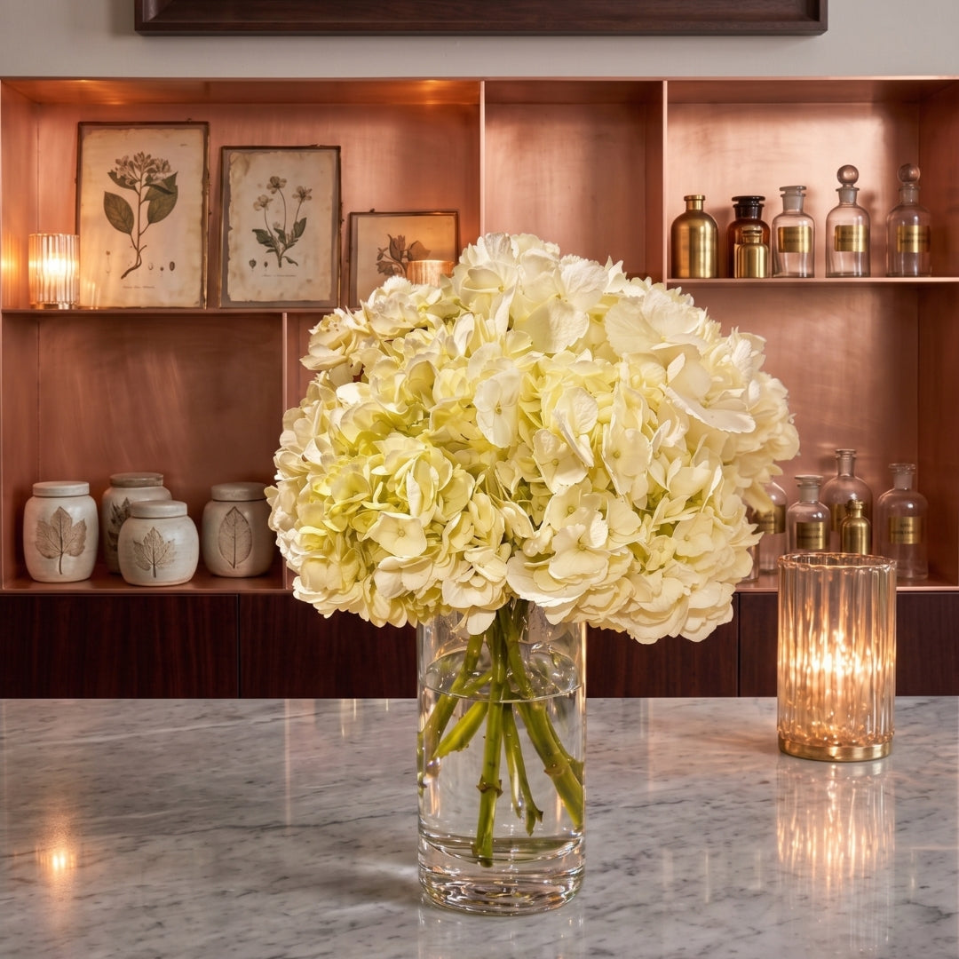 hydrangeacrystalarrangementmodernsimplezulovepuertorico1