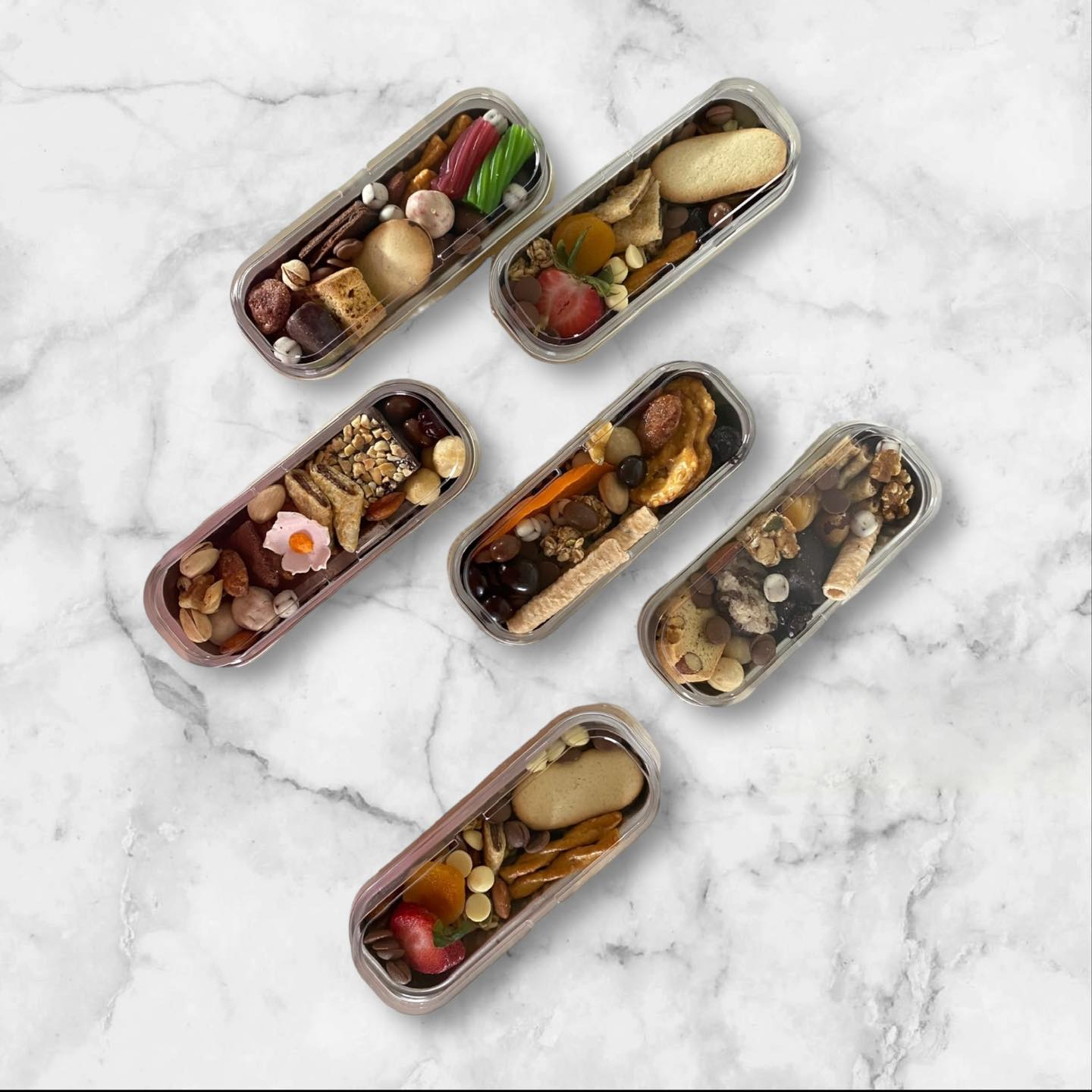 Mini Delight – Individual Charcuterie with Fruits & Sweets