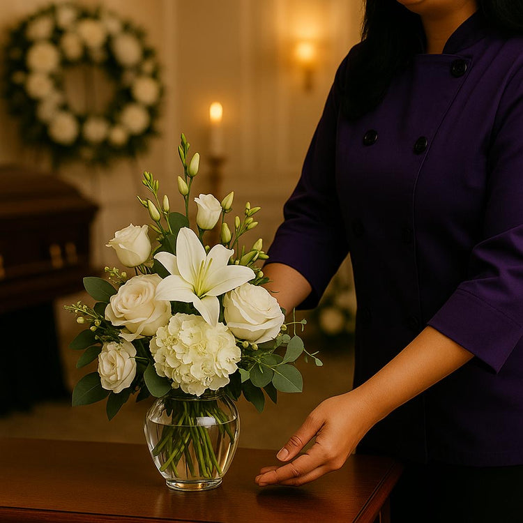 Sympathy Arrangements - Whispers of Comfort.