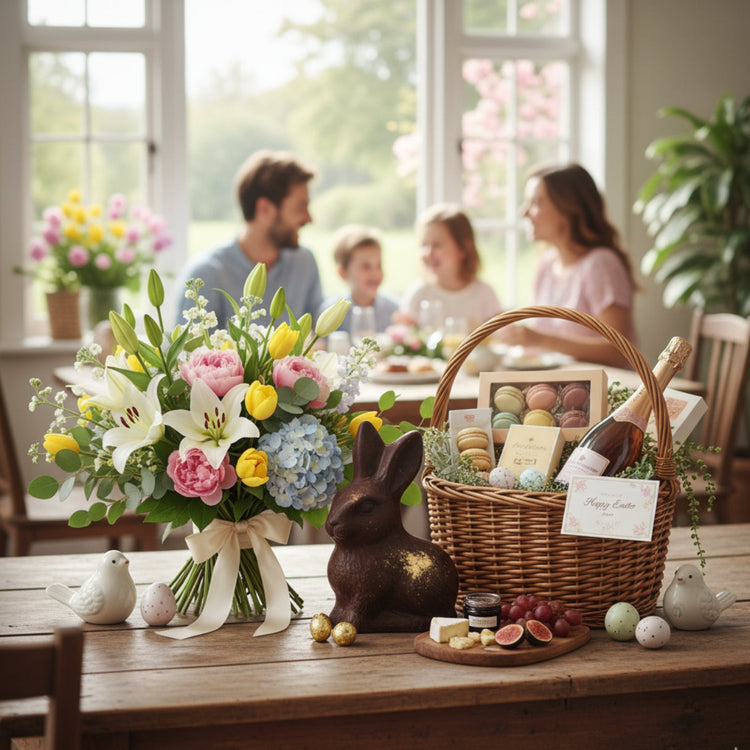 Easter Gifts – Flowers, Treats & Gourmet Boxes.