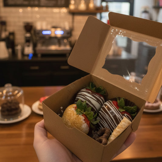 Zulove Chocolate Box- Caja de Fresas con Chocolates