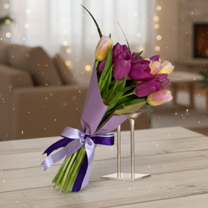 Tulip Bliss – Multicolor Tulip Bouquet