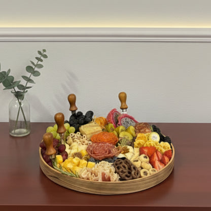 Round Shared Delight 1 – Fruits, Cheese & Charcuterie