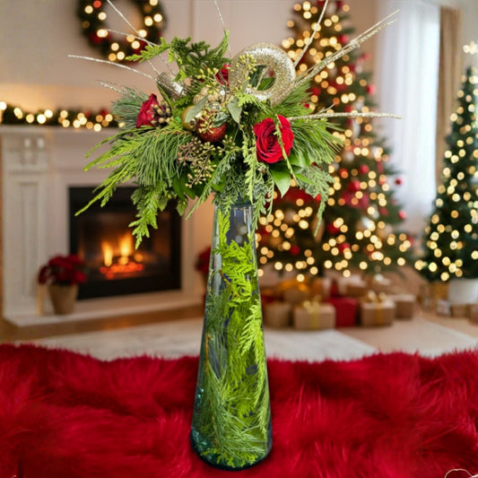 Pine Elegance - Winter Centerpiece