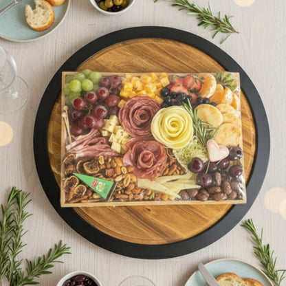 Rectangular Shared Delight – Fruits, Cheese & Charcuterie