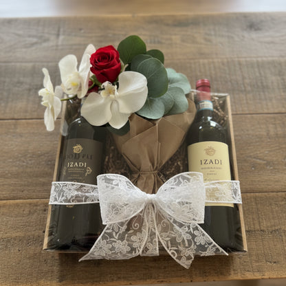 Premium Flavor Duo – Vinos Tinto y Blanco con Chocolate
