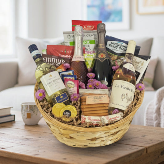 Golden Symphony – Gourmet Celebration Basket