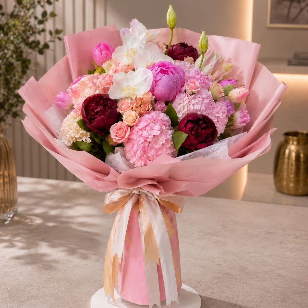 Aura of Peonies – Grand Peony Garden Bouquet