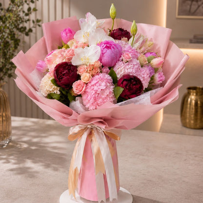 Aura of Peonies – Grand Peony Garden Bouquet