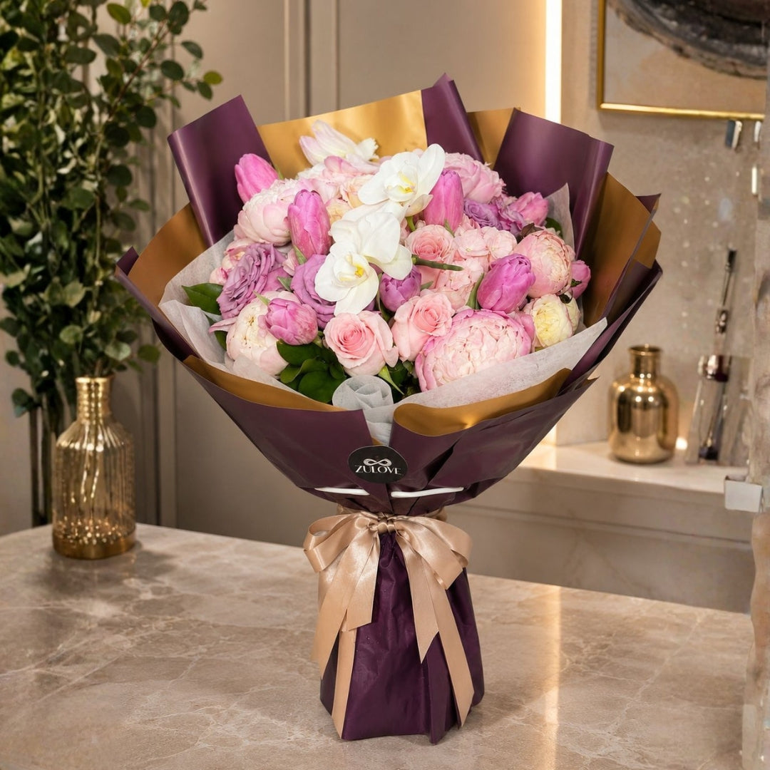 Aura of Peonies – Grand Peony Garden Bouquet