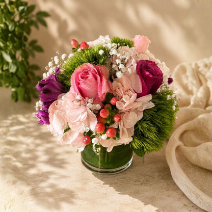 Aurora Bloom – Crystal Garden Arrangement