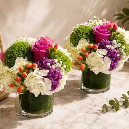 Aurora Bloom – Crystal Garden Arrangement
