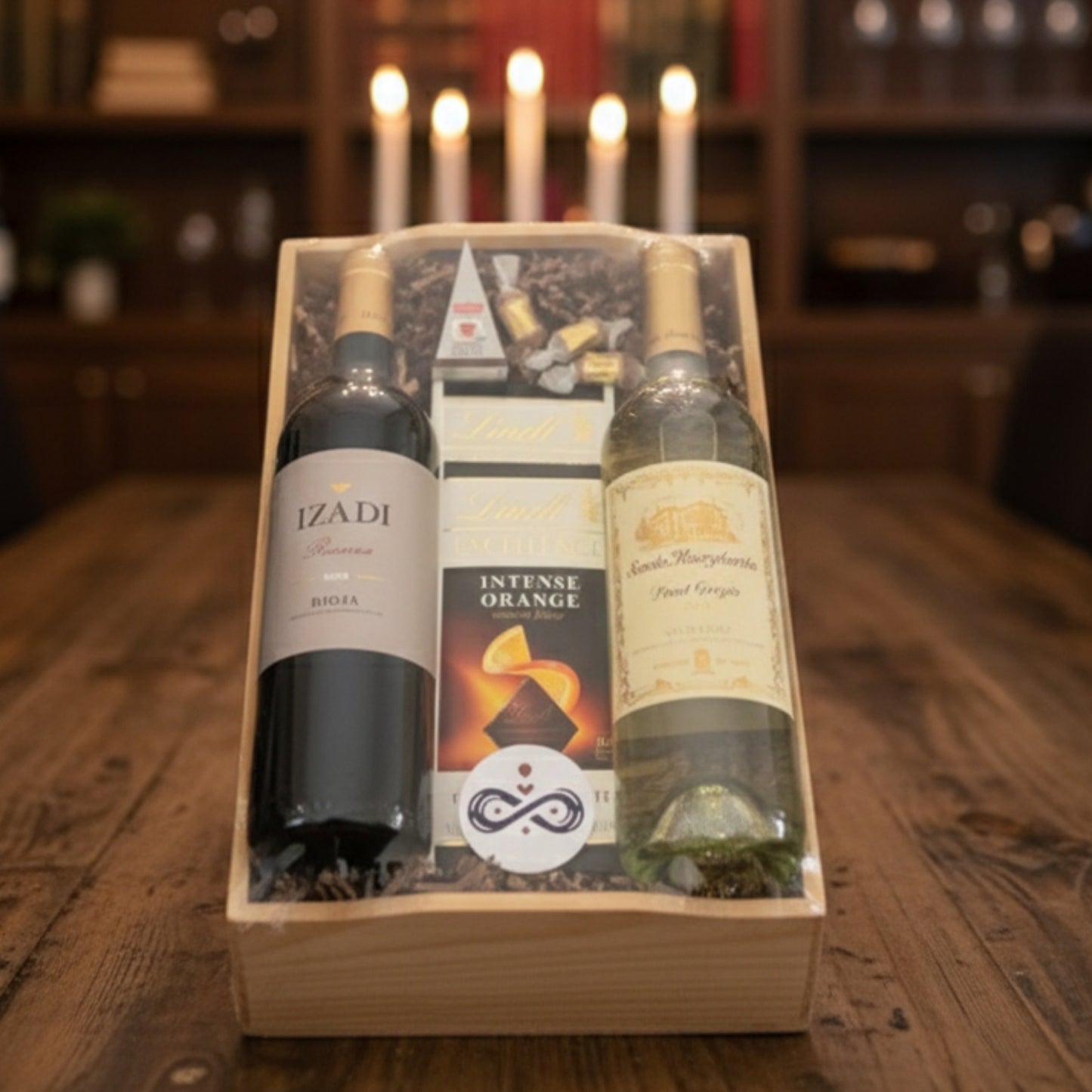 Premium Flavor Duo - Red & White Wines with Chocolate