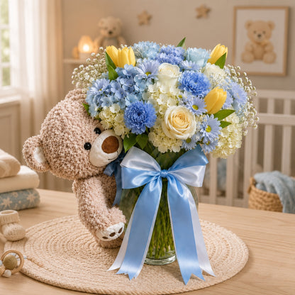 Baby Blush Bloom – New Baby Floral Gift