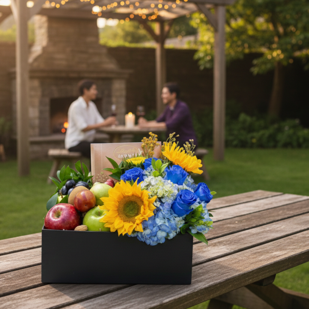 flower fruit chocolate box hydrangea roses sunflower puerto rico