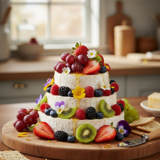 Brie Cake Delight – Fresh Fruits & Sweet Gratitude
