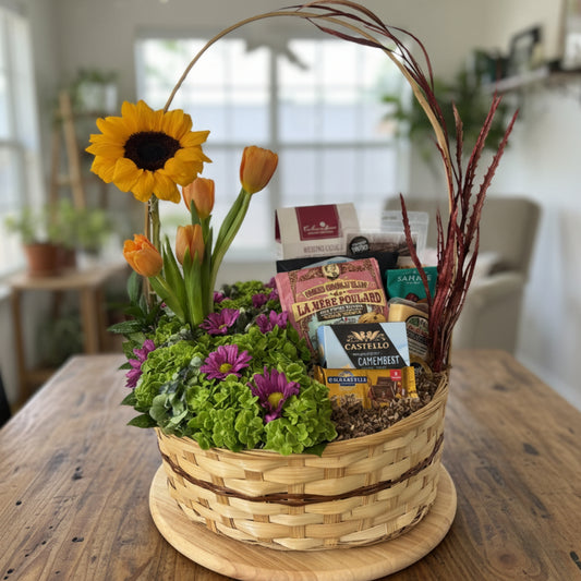 Charming Harvest Signature – Non-Alcoholic Gourmet Basket