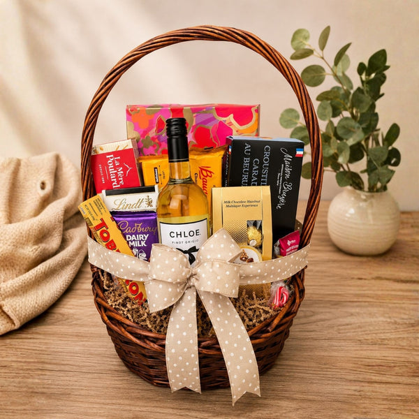 wine gourmet basket seasonal delights puerto rico elegant
