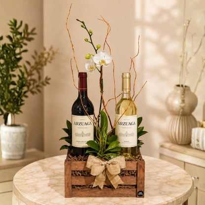 Dom Royale – Dual Champagne Orchid Crate