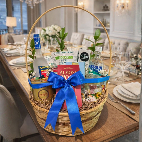 vodka gift basket absolut grey goose snacks zulove puerto rico