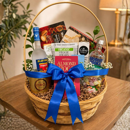 Dual Vodka Indulgence – Premium Vodka Gourmet Gift Basket