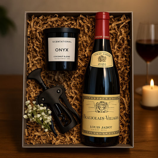 Enchanted Night – Wine Gift Set with Candle & Opener