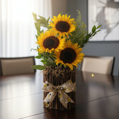 Endless Glow – Natural Sunflower Arrangement